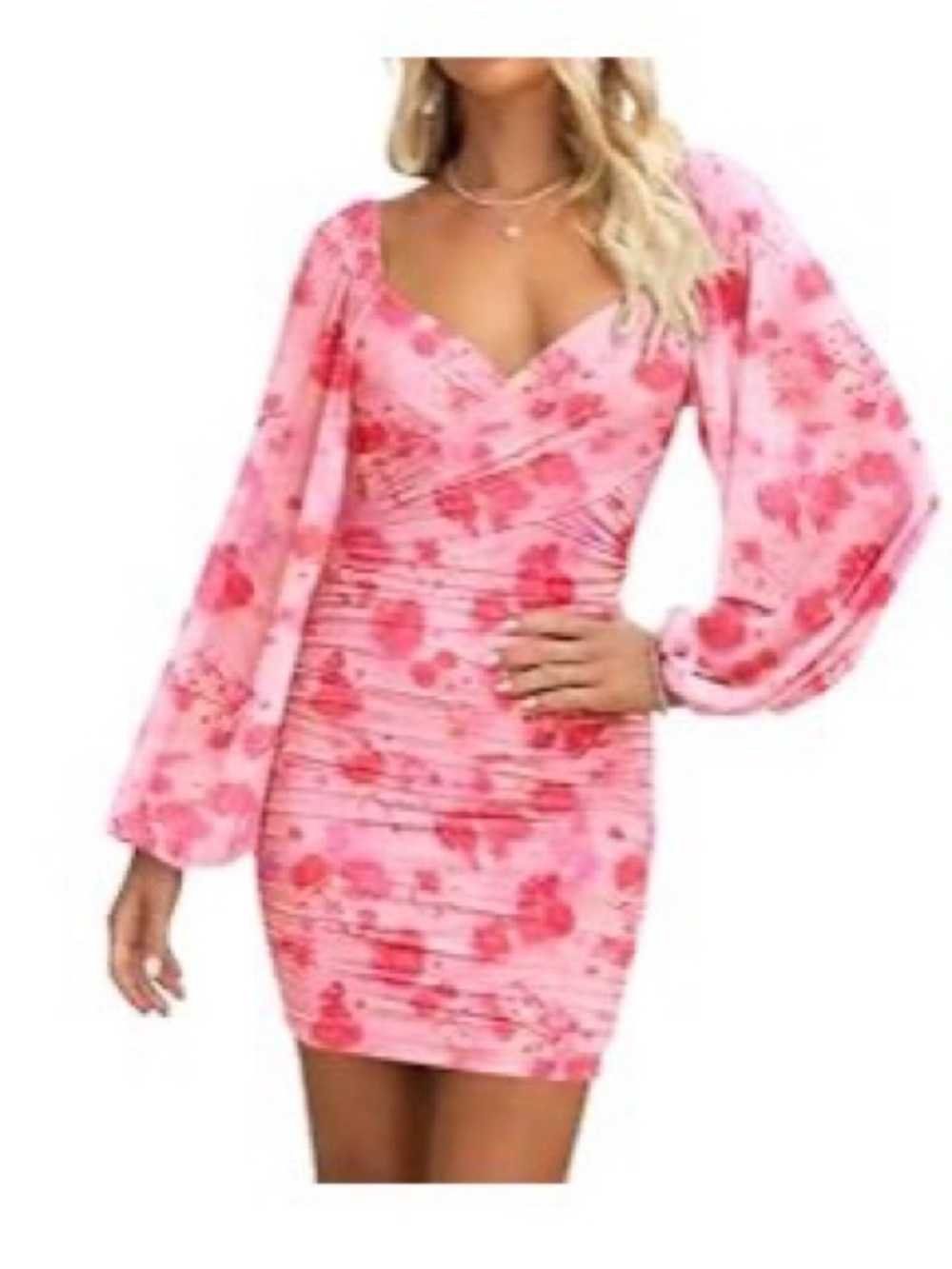 Ruched Bodycon Dress